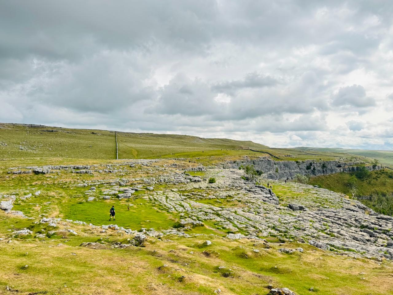 Limestone pavement above Malham Cove